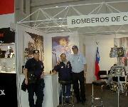 Chilenos en el Stand